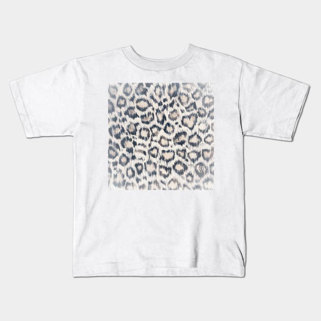 Snow Leopard spots Kids T-Shirt by Matt Starr Fine Art